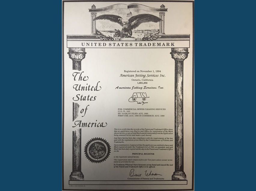 Trademark Certificate